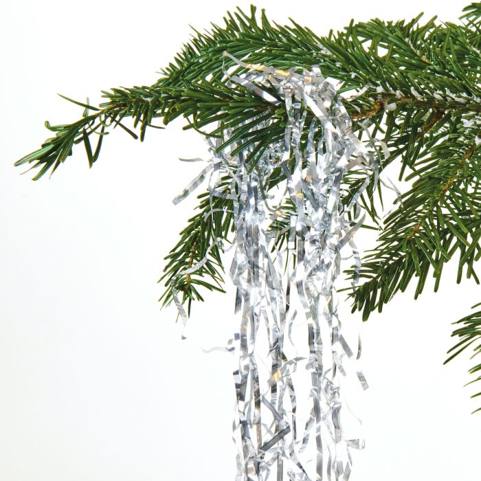 Reflexlametta sølvfarvet