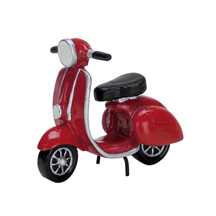 Rød knallert / Red moped