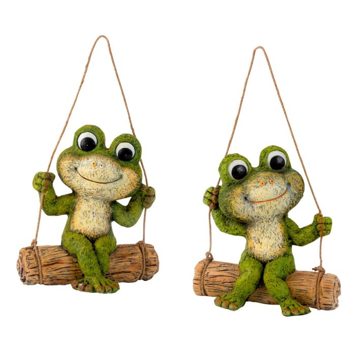 Frø på gynge