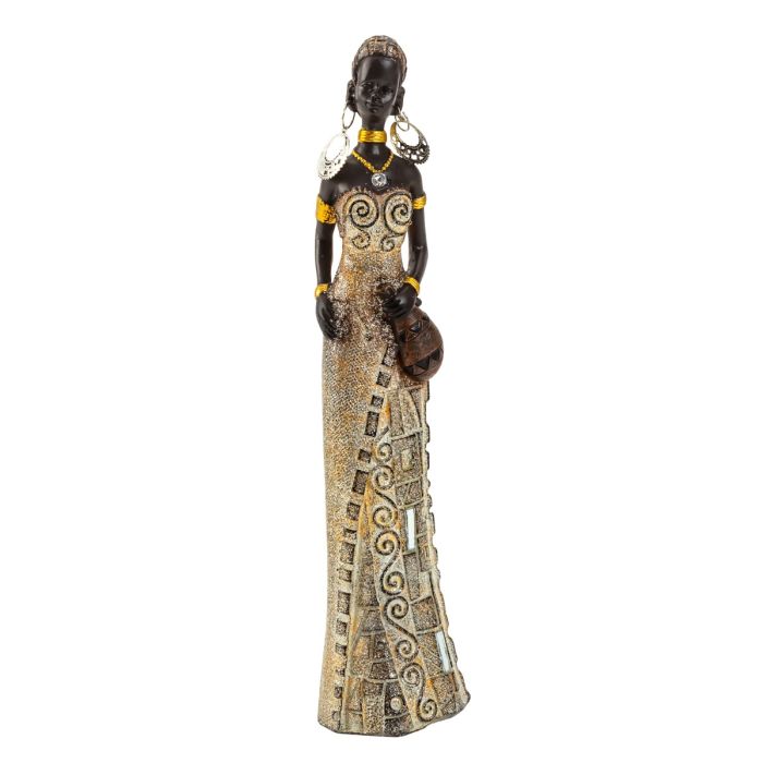 African lady with jug 24 cm tall