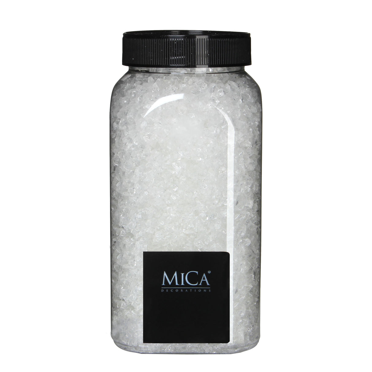 Bøtte med glassten 2-4 mm store fra Mica Decorations