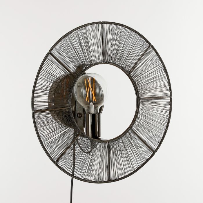 Bodil væglampe sort 40 cm i diameter