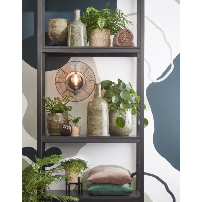 Bodil væglampe sort 40 cm i diameter