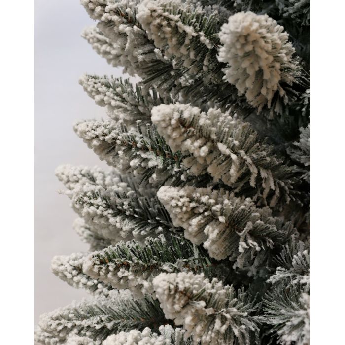 Jurva snehvidt juletræ 185 cm højt