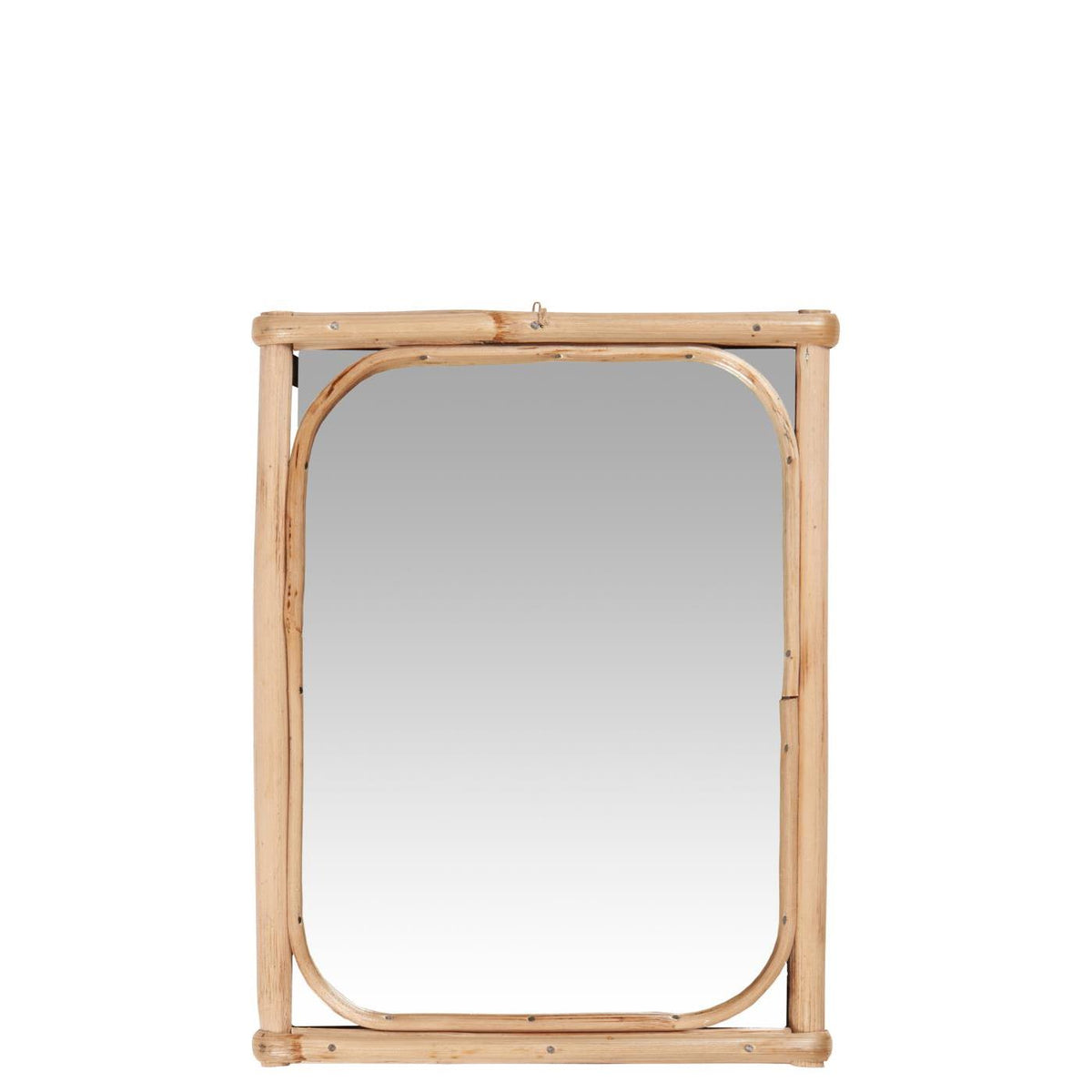 Mirror with bamboo frame from Ib Laursen
