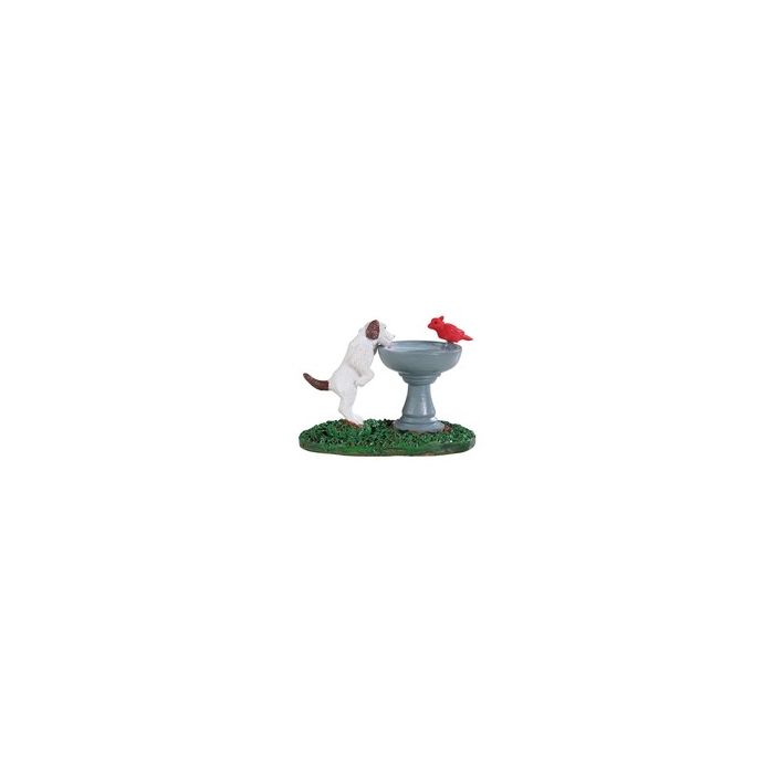 Bird Bath Dog Fountain