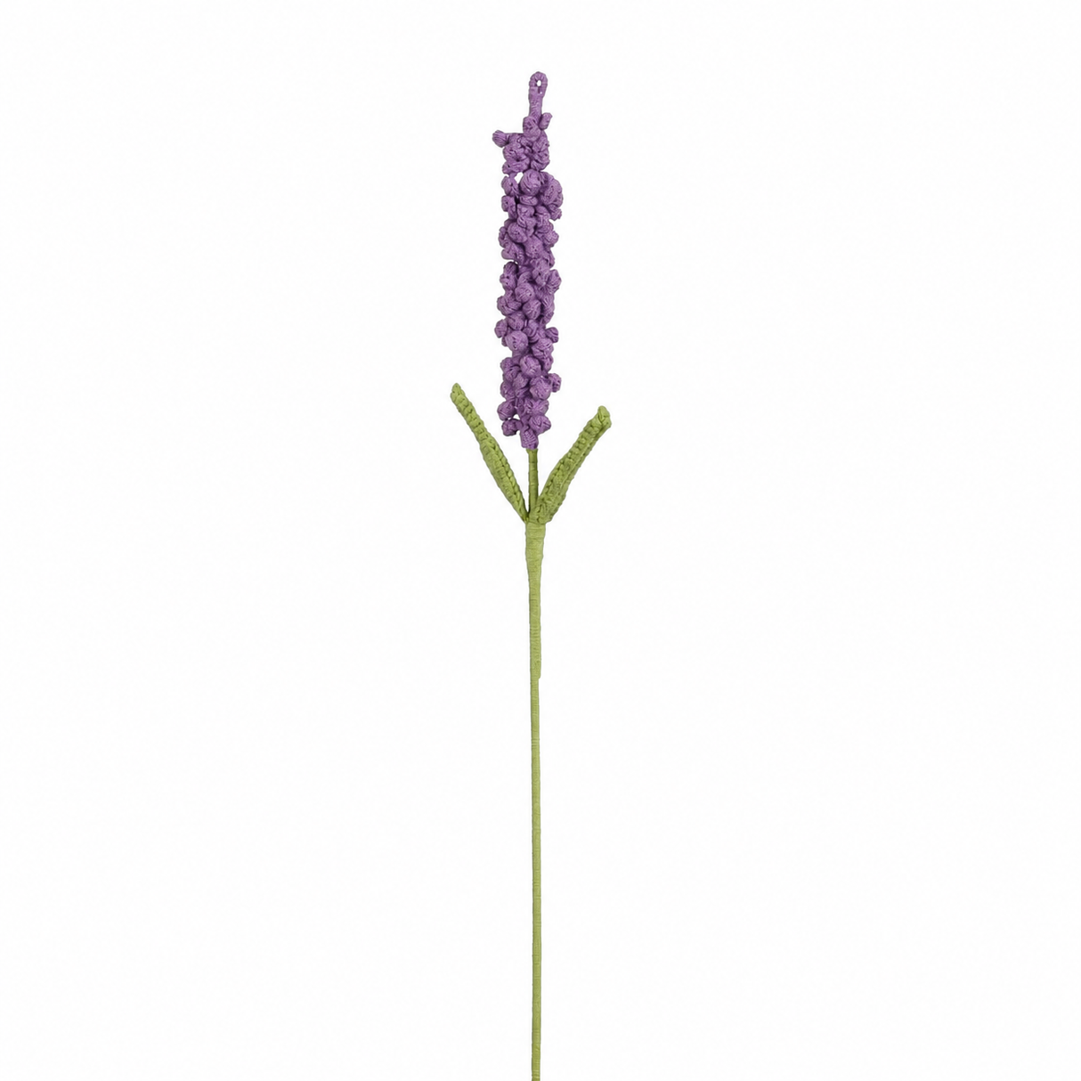 Hæklet mørklilla lavendel 48 cm lang fra Mica Decorations