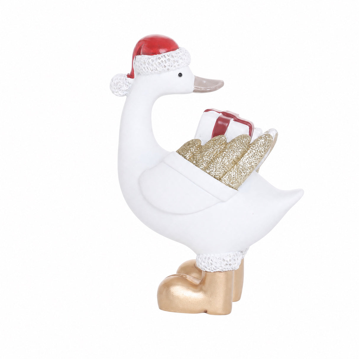Christmas duck 12 cm tall