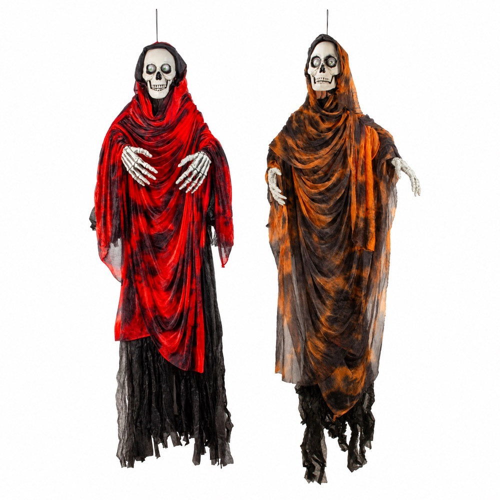 Skeleton with rolling eyes, 170 cm tall
