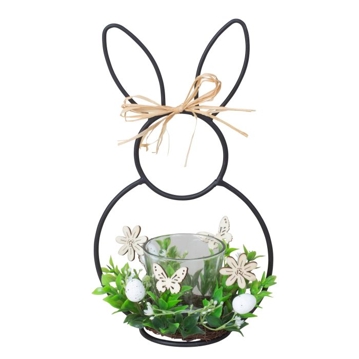 Silhuet fyrfadslysestage til påske