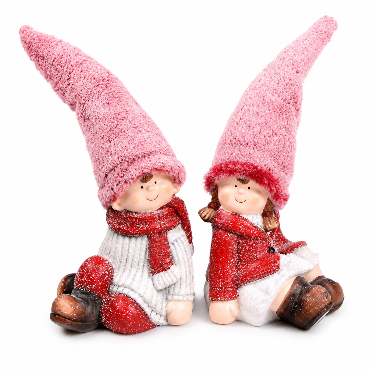 Sitting winter children