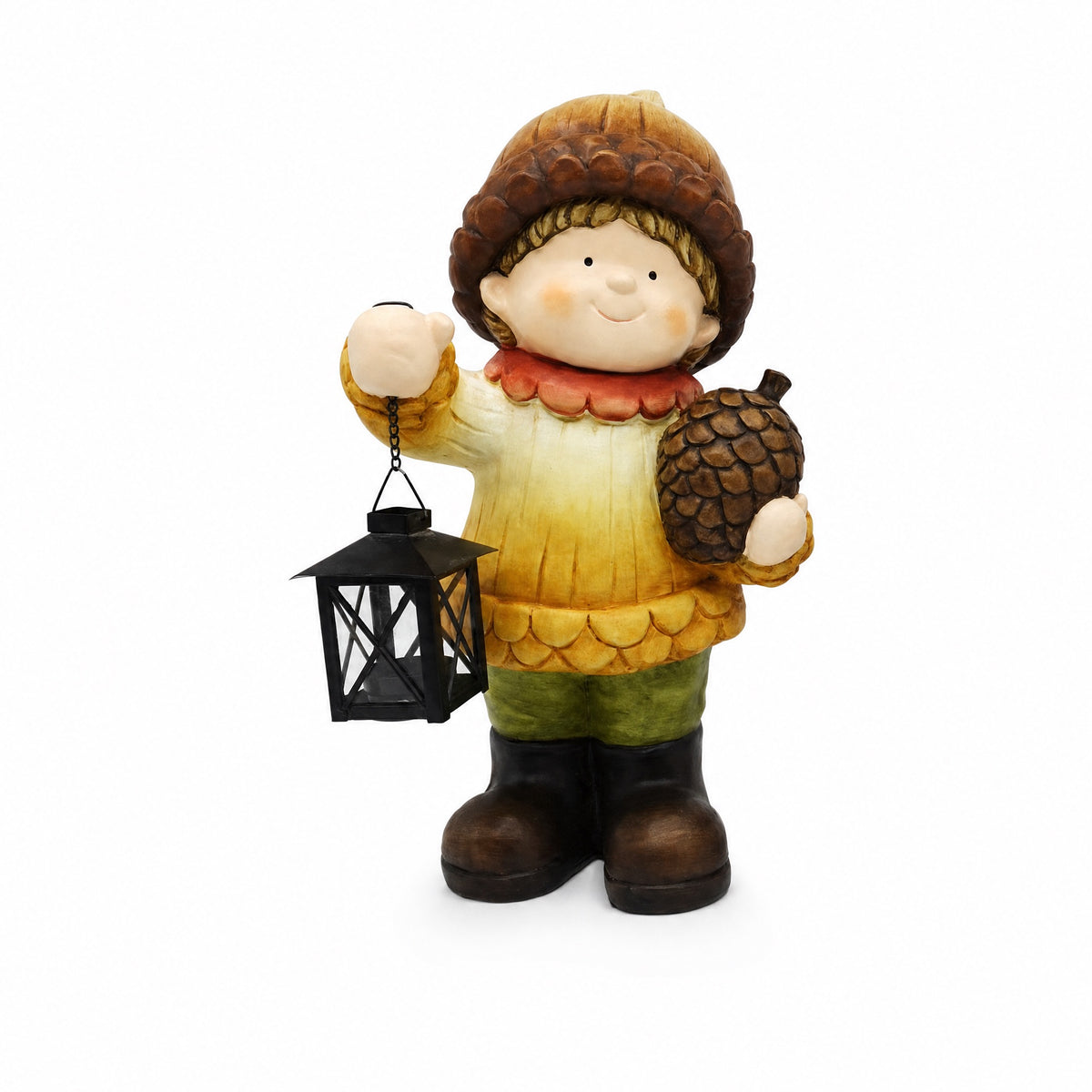 Autumn children with lanterns