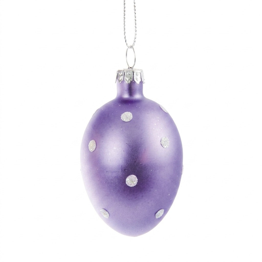 Hanging glass eggs