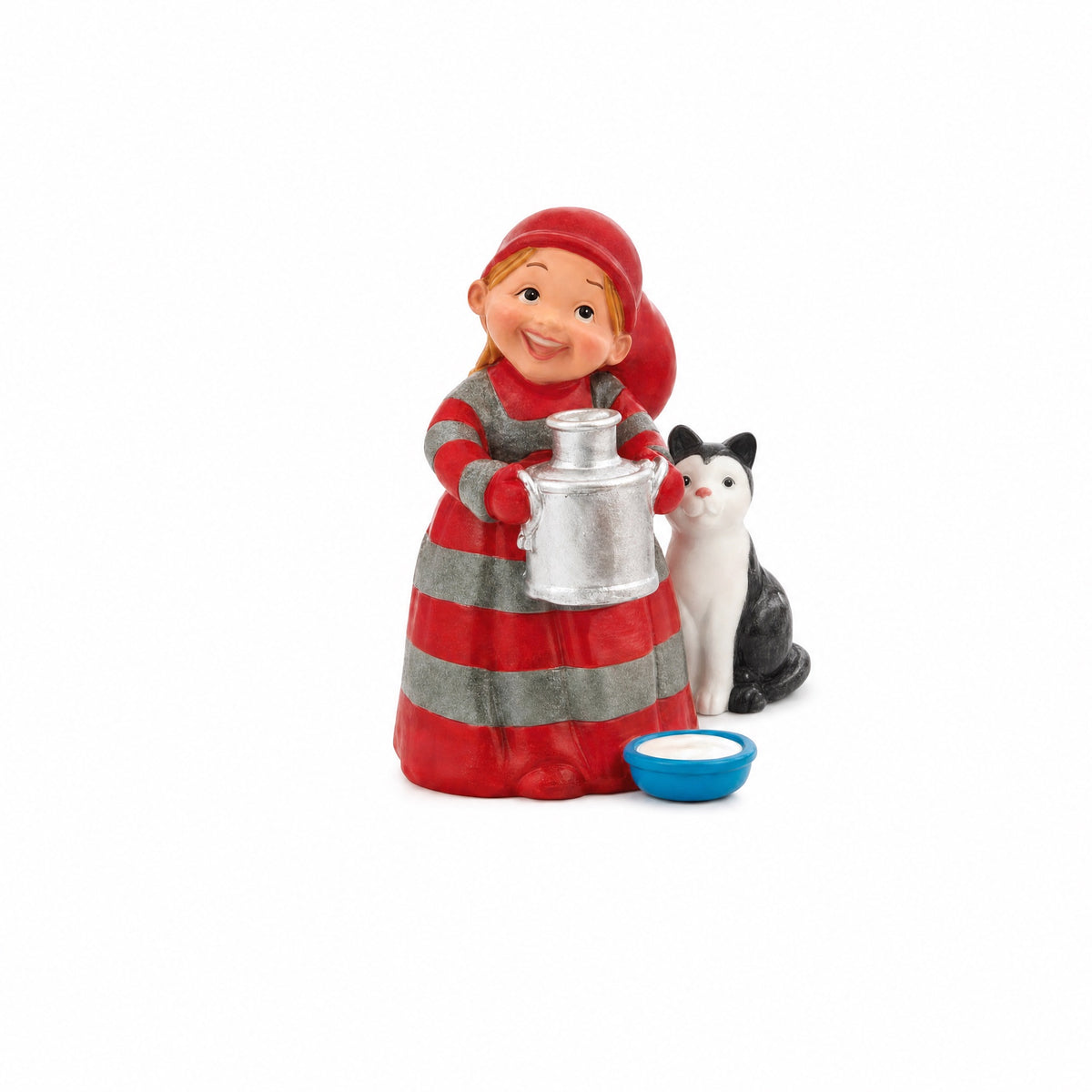 Baby Santa feeds animals