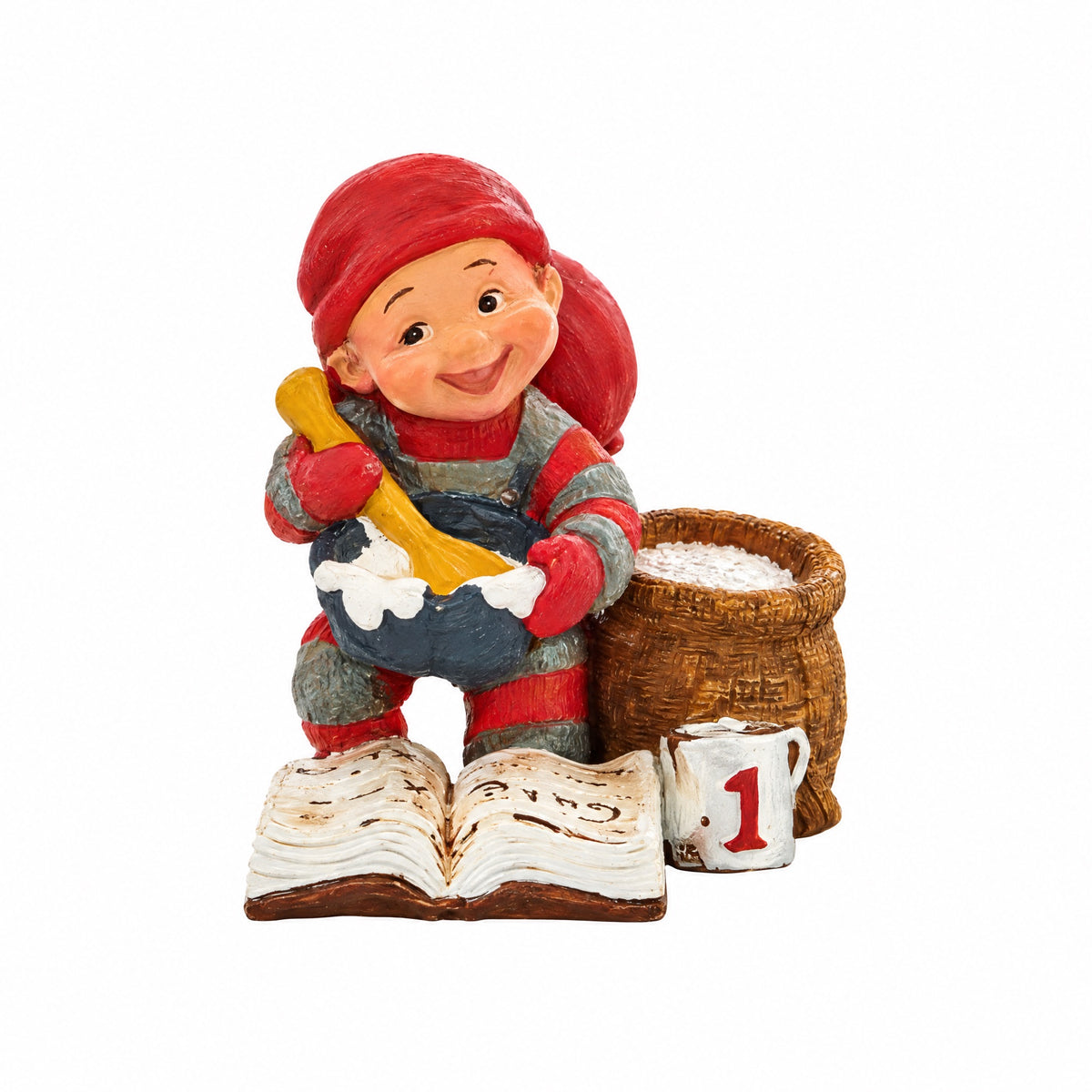 Baby Santa in a baking mood