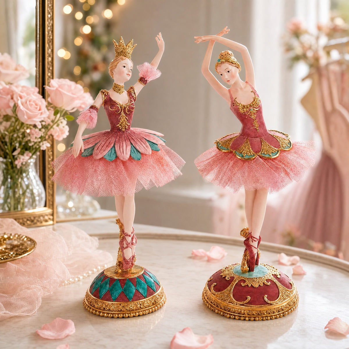 Ballerina with tulle skirt 27 cm high