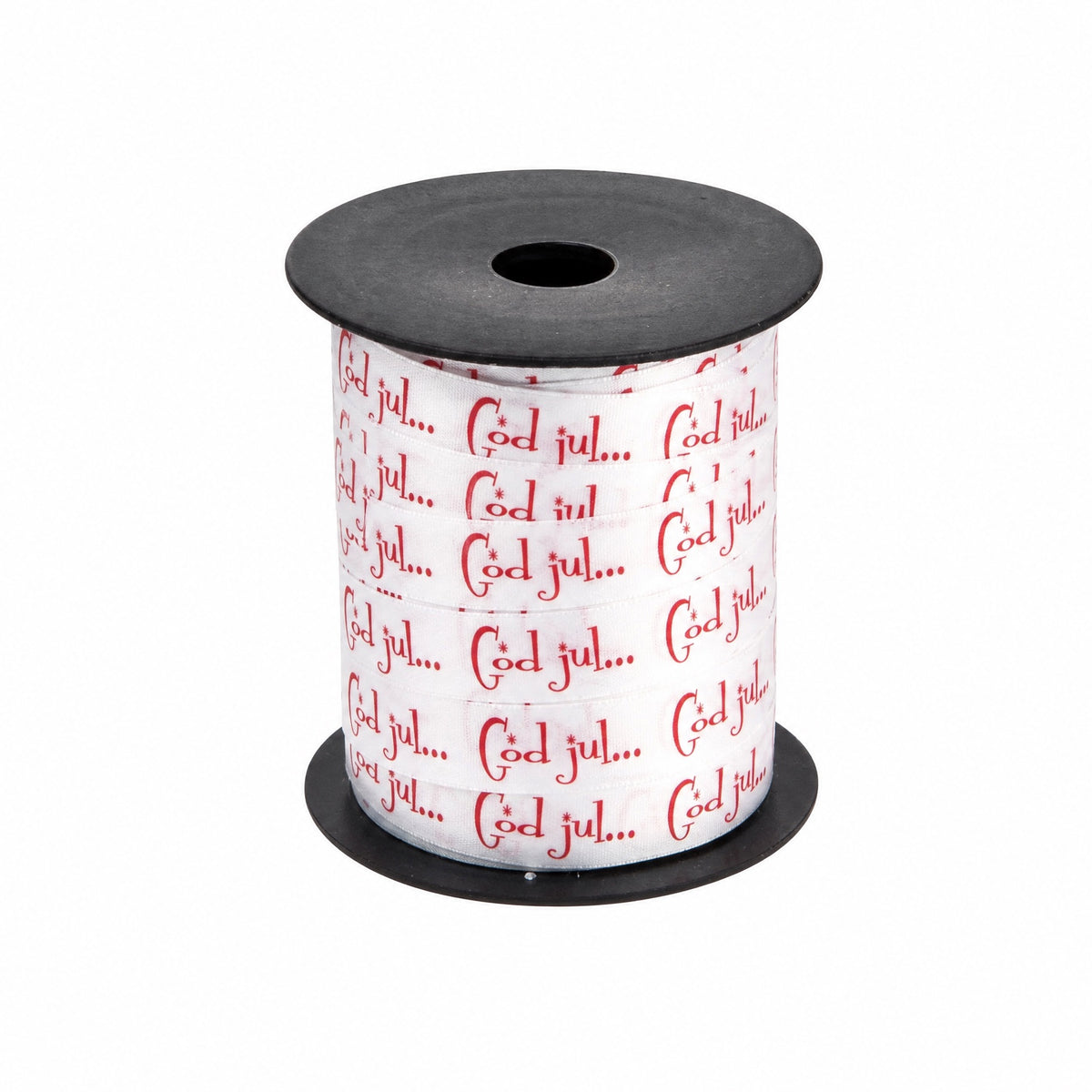 Gift ribbon with "Merry Christmas"