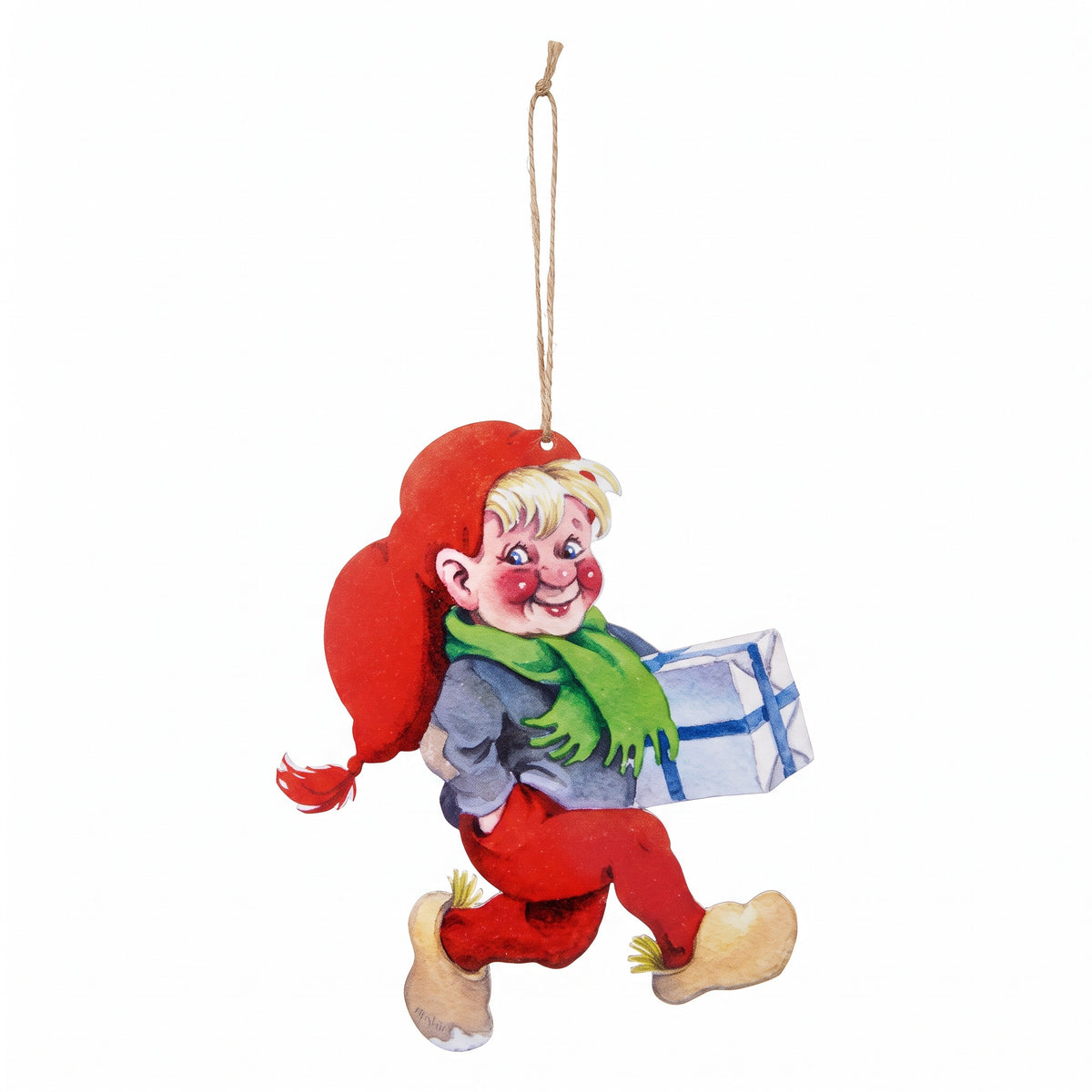 Vilhelm Hansen wooden elf boy 30 cm
