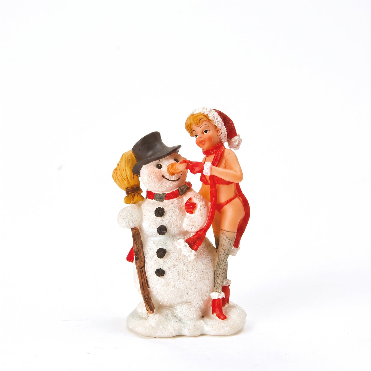Christmas ladies with snowman