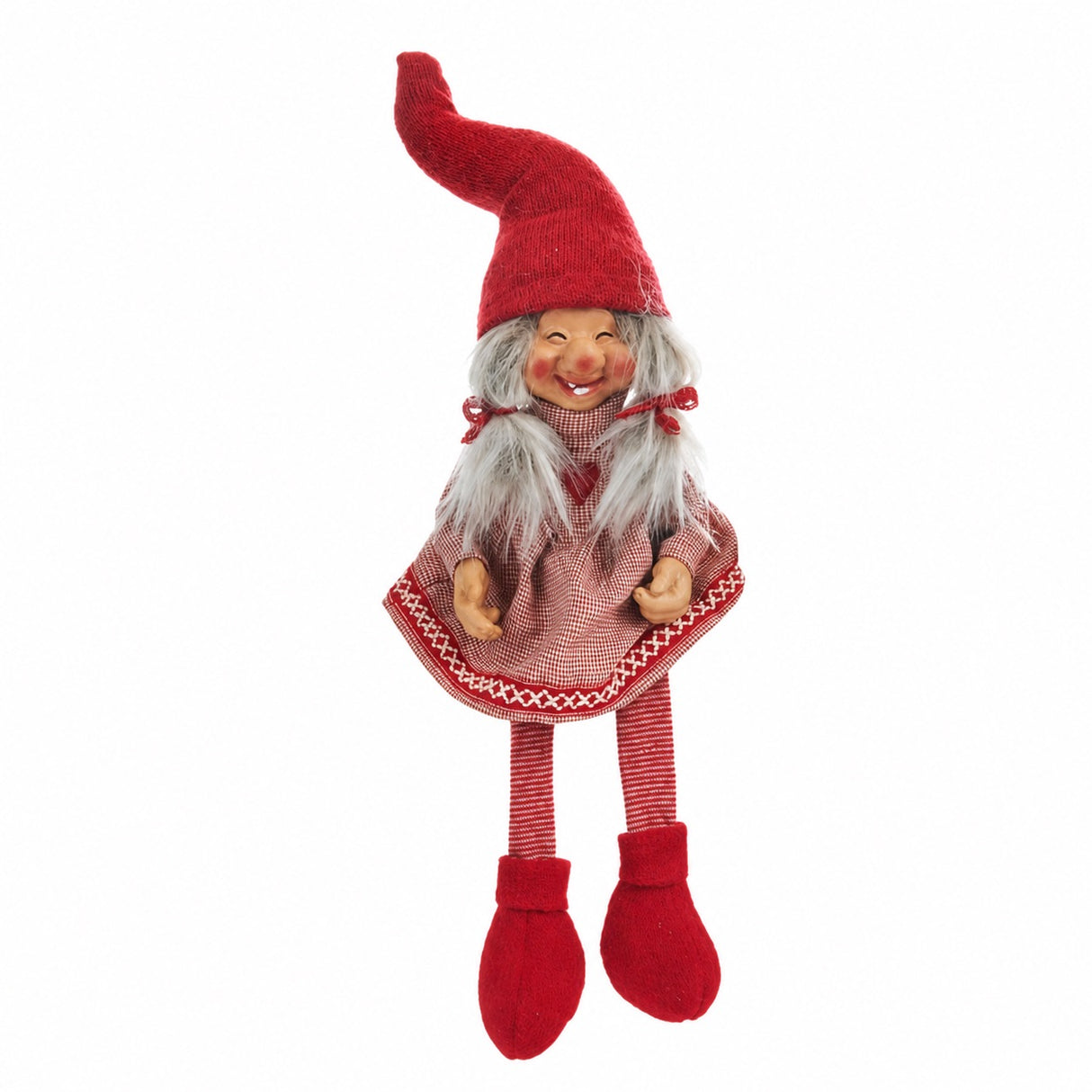 Elf with hanging legs 58 cm