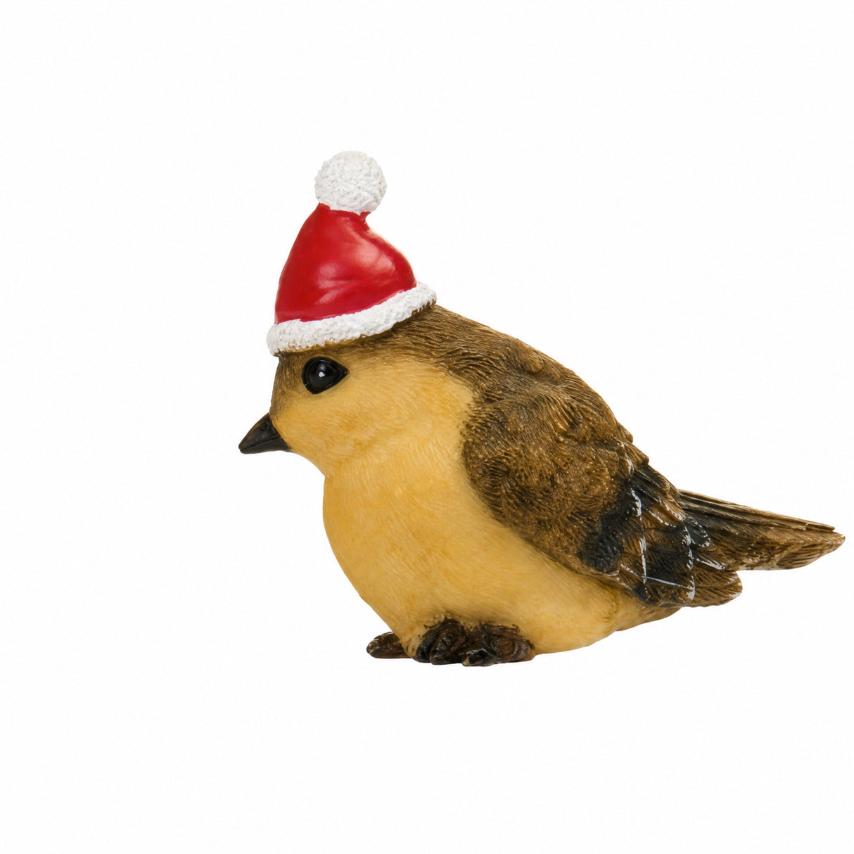 Bird with Santa hat