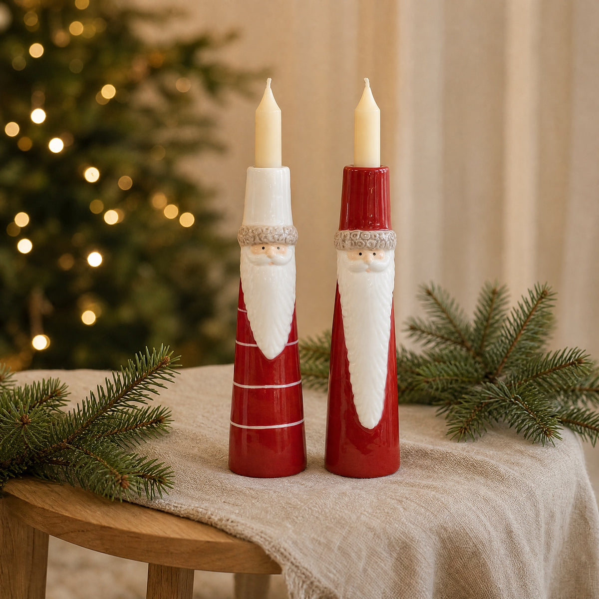 Vase with Santa Claus 20 cm high