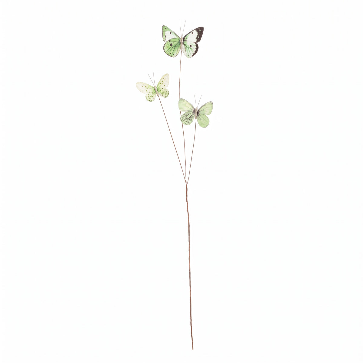 Butterflies on a stick