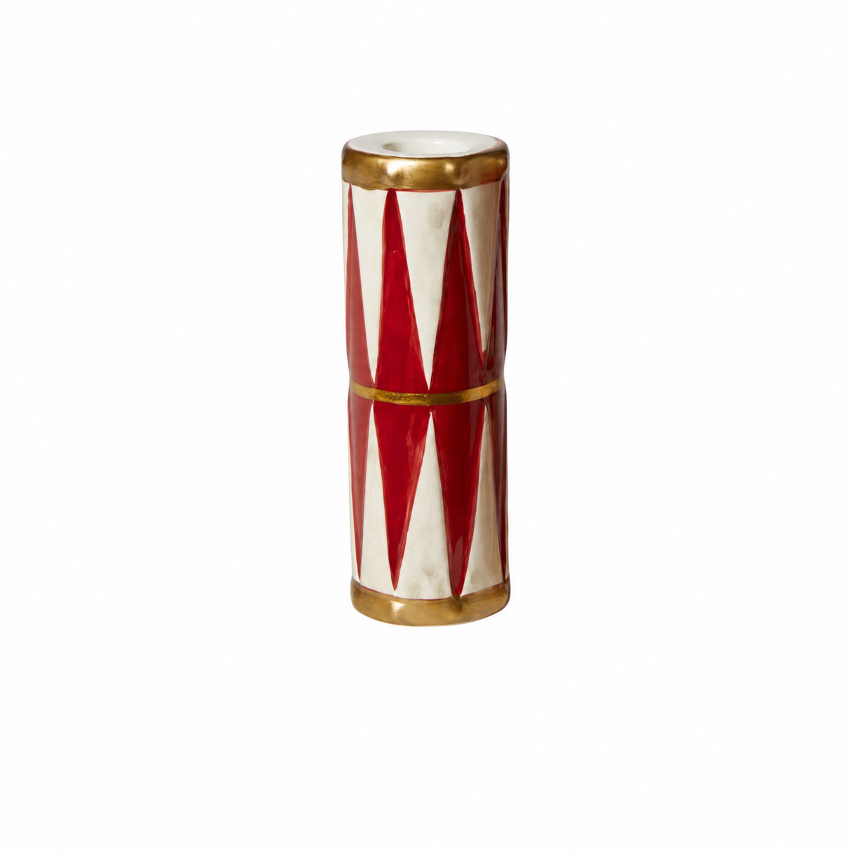 Drum Candlestick & vase in one 13 cm tall