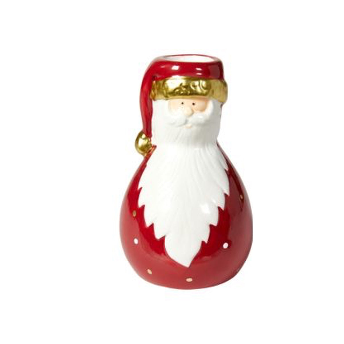 Vase Santa Claus with hat 15 cm high
