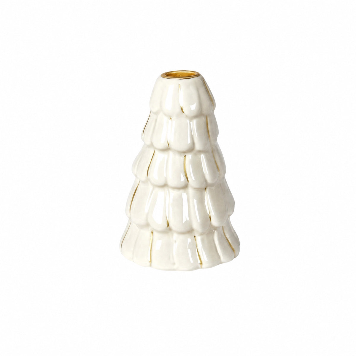 Wooden candlestick for candlelight