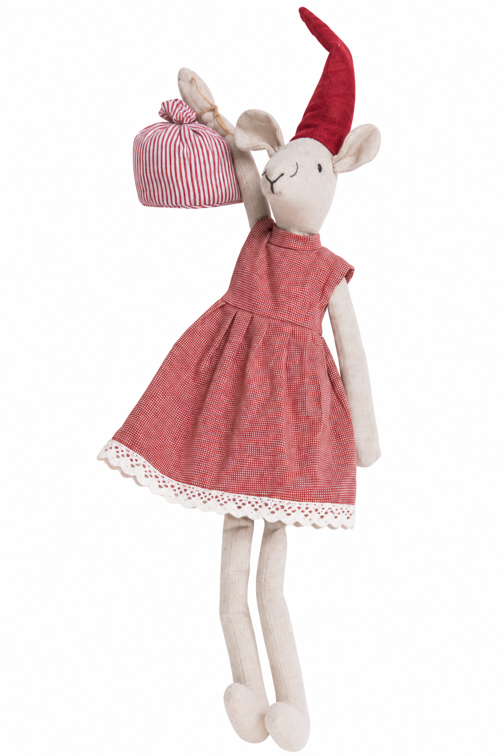 Christmas mouse Nelli with sack from Speedtsberg
