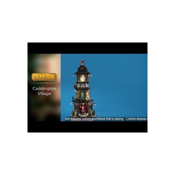 Christmas clock tower