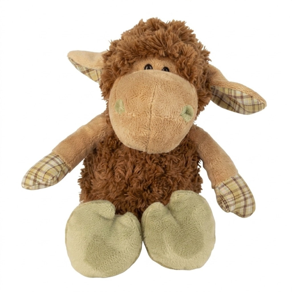 Sitting plush sheep 18 cm high