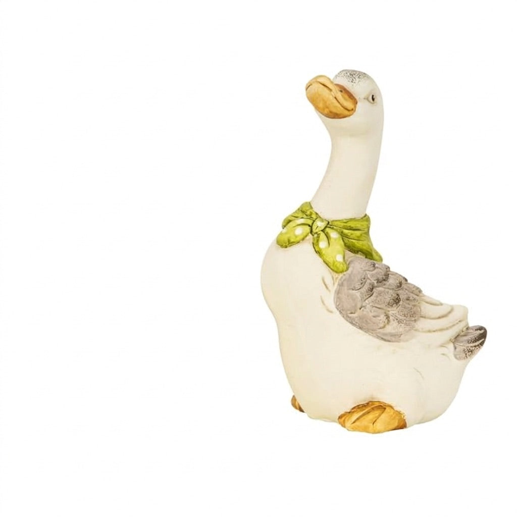Goose with scarf 19 cm tall