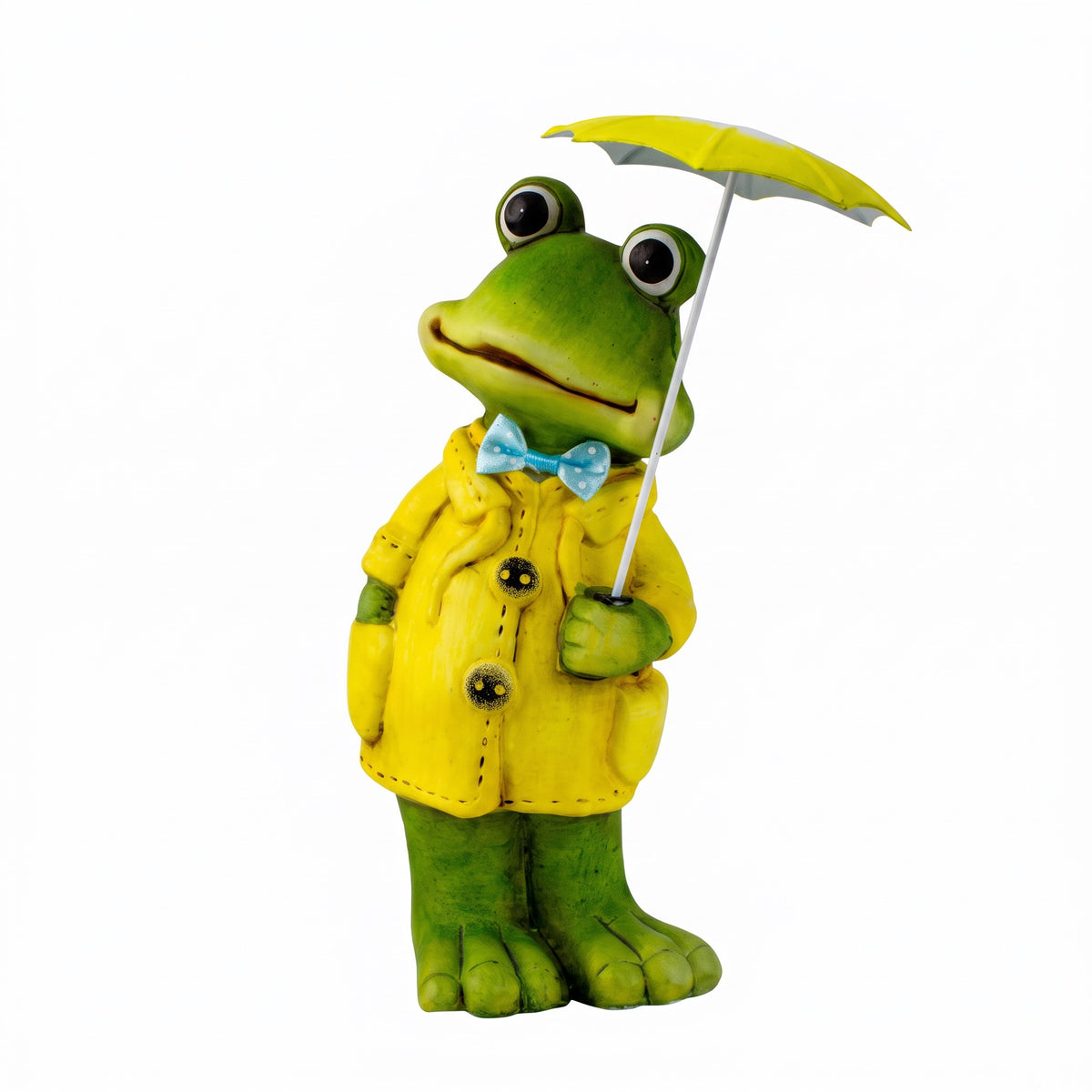 Frog with raincoat