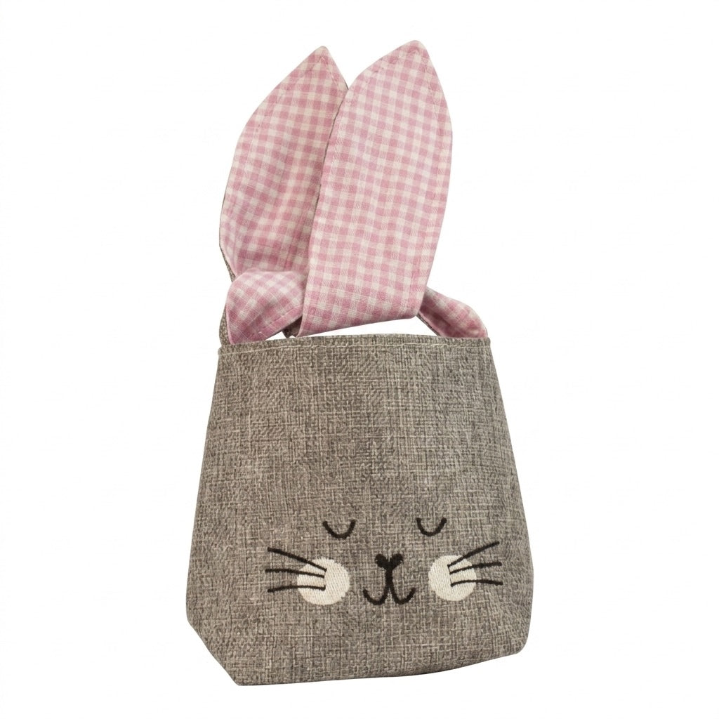 Fabric gift bag with bunny ears