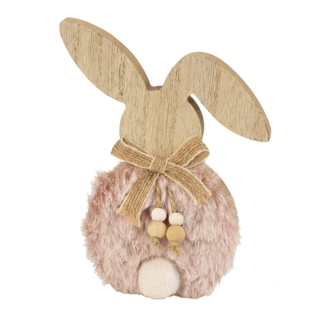 Easter bunny with faux fur