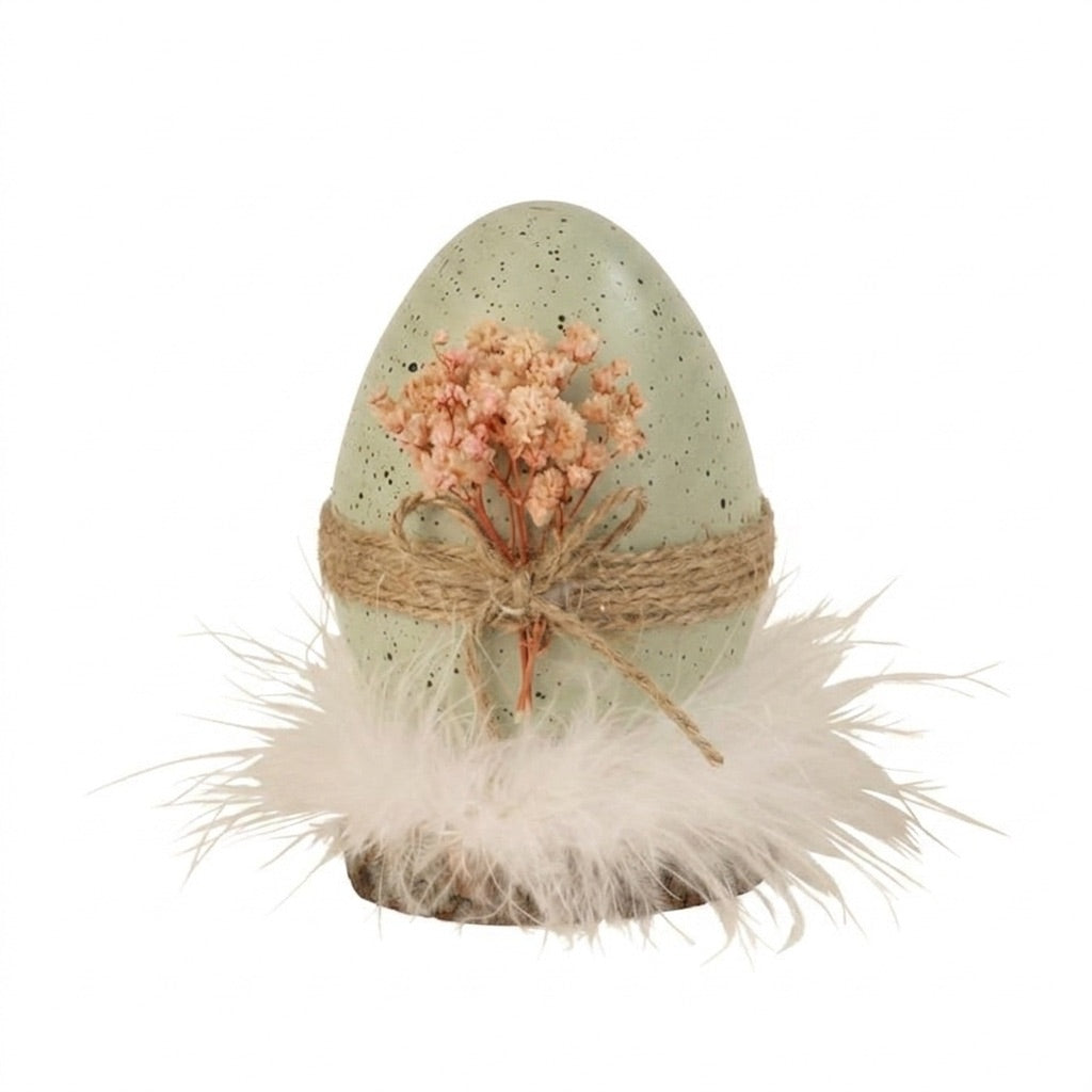 Decorated Easter egg 12 cm high