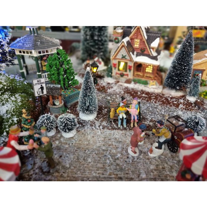 Brosten med moseffekt underlag