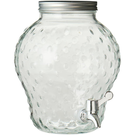 Saftdispenser jordbærformet 3,8 ltr fra Ib Laursen