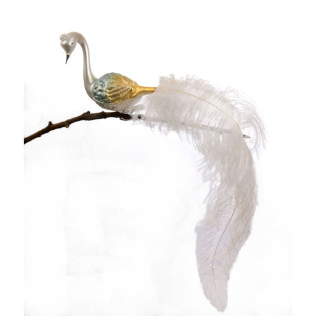 Halsfugl i glas med klips