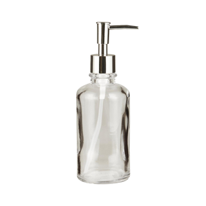 Sæbedispenser klart glas