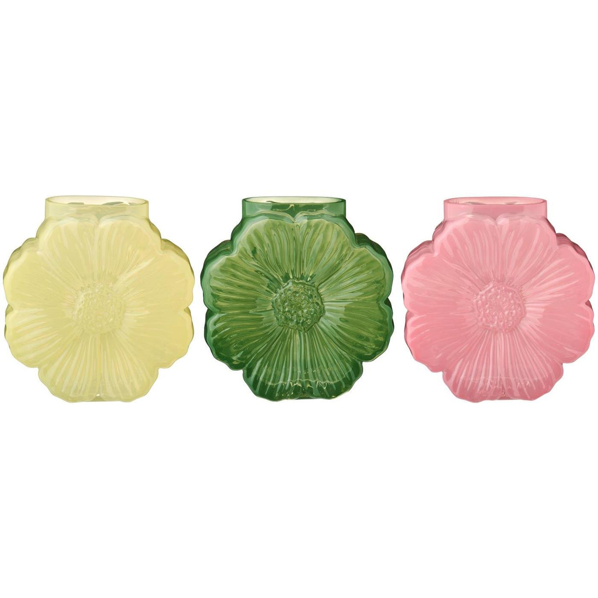 Ib Laursen Vase blomsterformet Daisy i tre forskellige farver