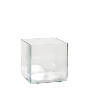 Britt firkantet vase 20 cm høj 20 cm bred