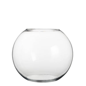 Glasbowle 23 cm høj 30 cm i dia