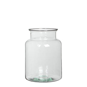 Skibsflaske / vase 25 cm højt i klart glas fra Mica Decorations