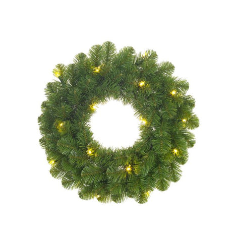 Norton grankrans med lys 35 cm i dia