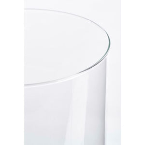 Cylinder glasvase 40 cm høj 19 cm i dia