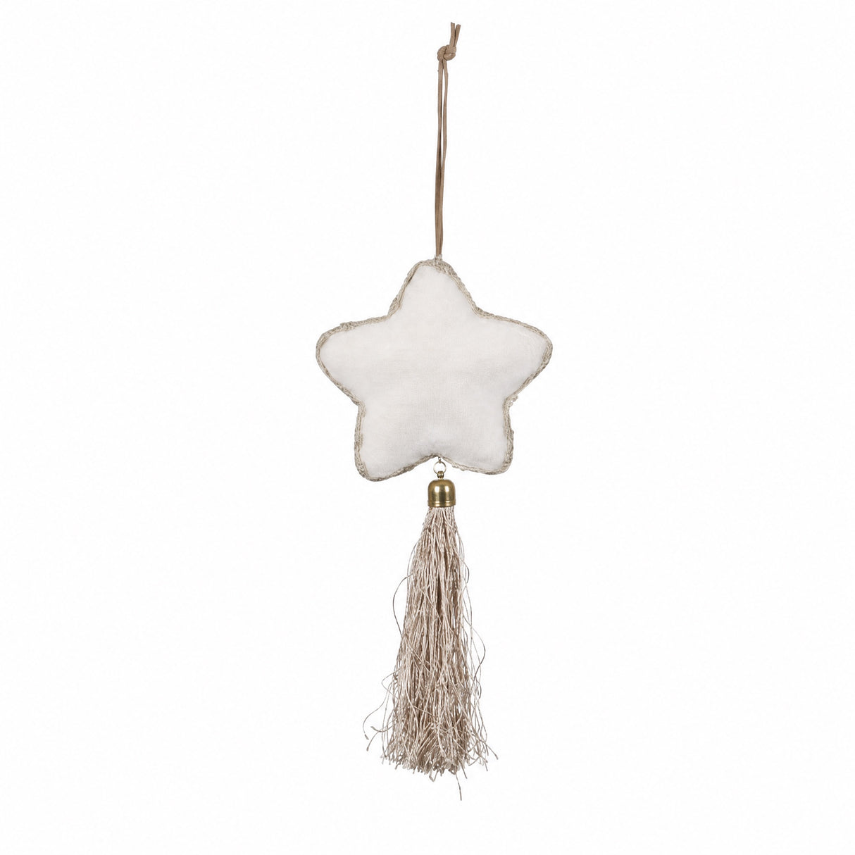 Heart / star glass ball with tassel