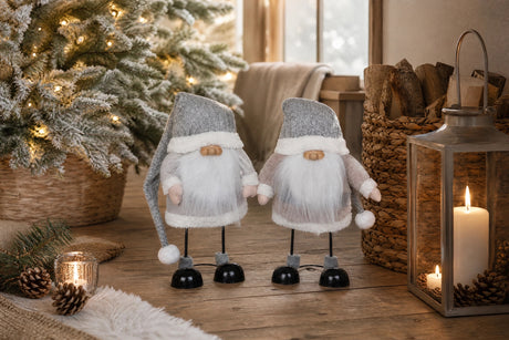 Gray gnome with long hat